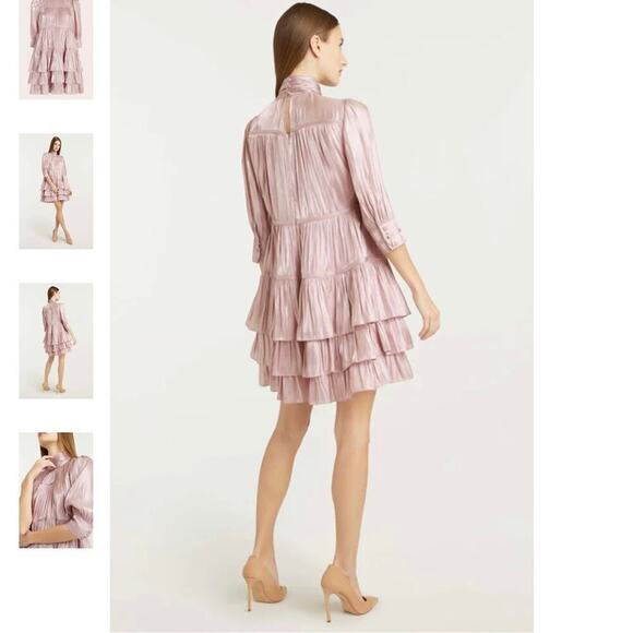 Cinq a Sept Irridescent Riva Dress Size 0 NWT $425 - Picture 4 of 9